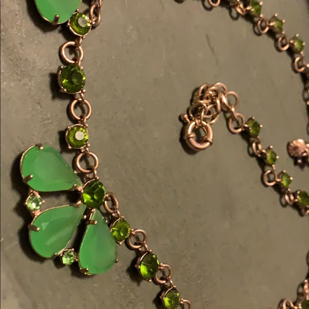 J. Crew Green Necklace - Picture 2 of 3